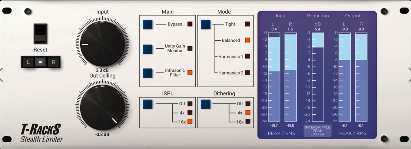 IK Multimedia T-Racks TR5 Stealth Limiter